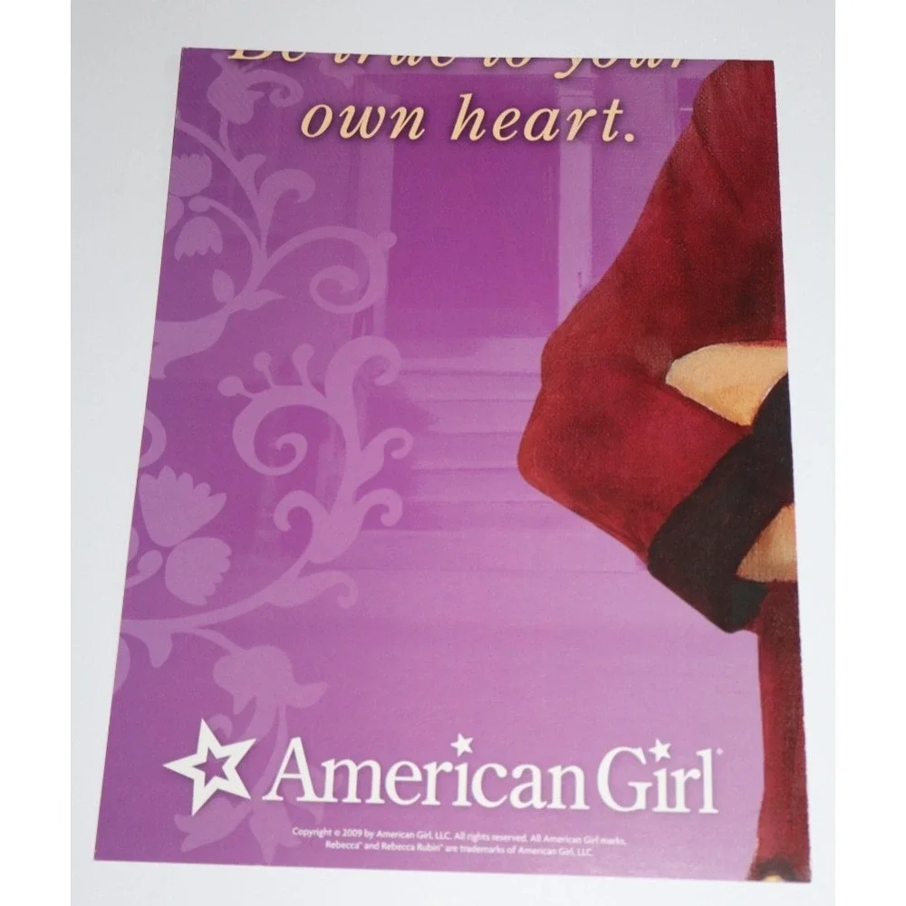 American Girl Doll Rebecca Be True To Your Own Heart 2009 Wall Poster 18